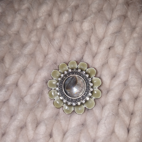 Morbid Metals Jewelry - Metal flower Grey ring